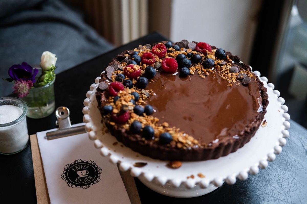 Schokoladentarte im Kaffee & Kuchen, Köln