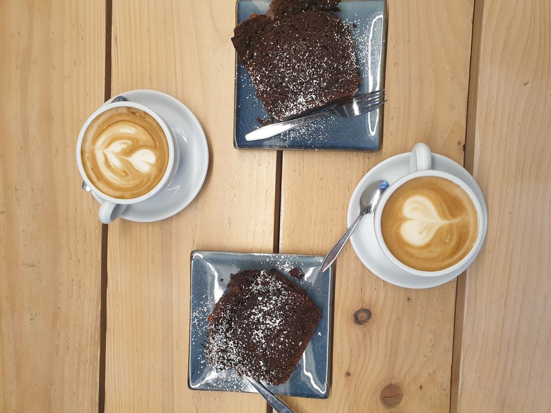 Kaffee und Kuchen im Kaffeesaurus