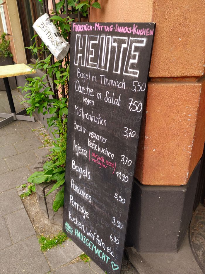 Speisekarte von Impact Café Köln Sülz
