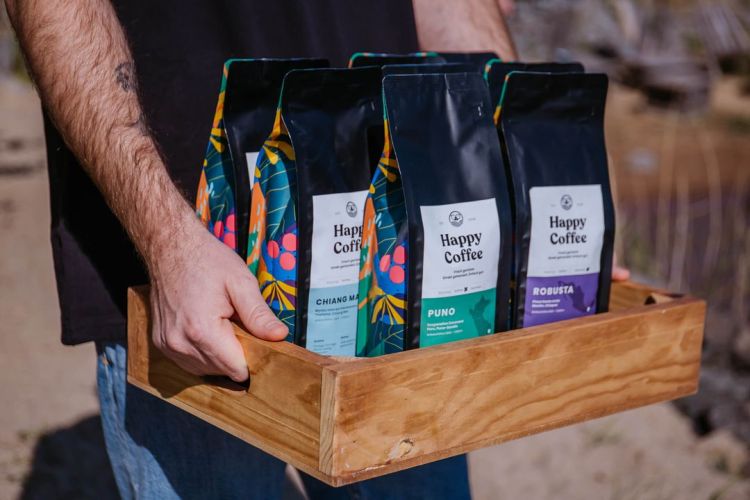 Kaffeeauswahl von Happy Coffee